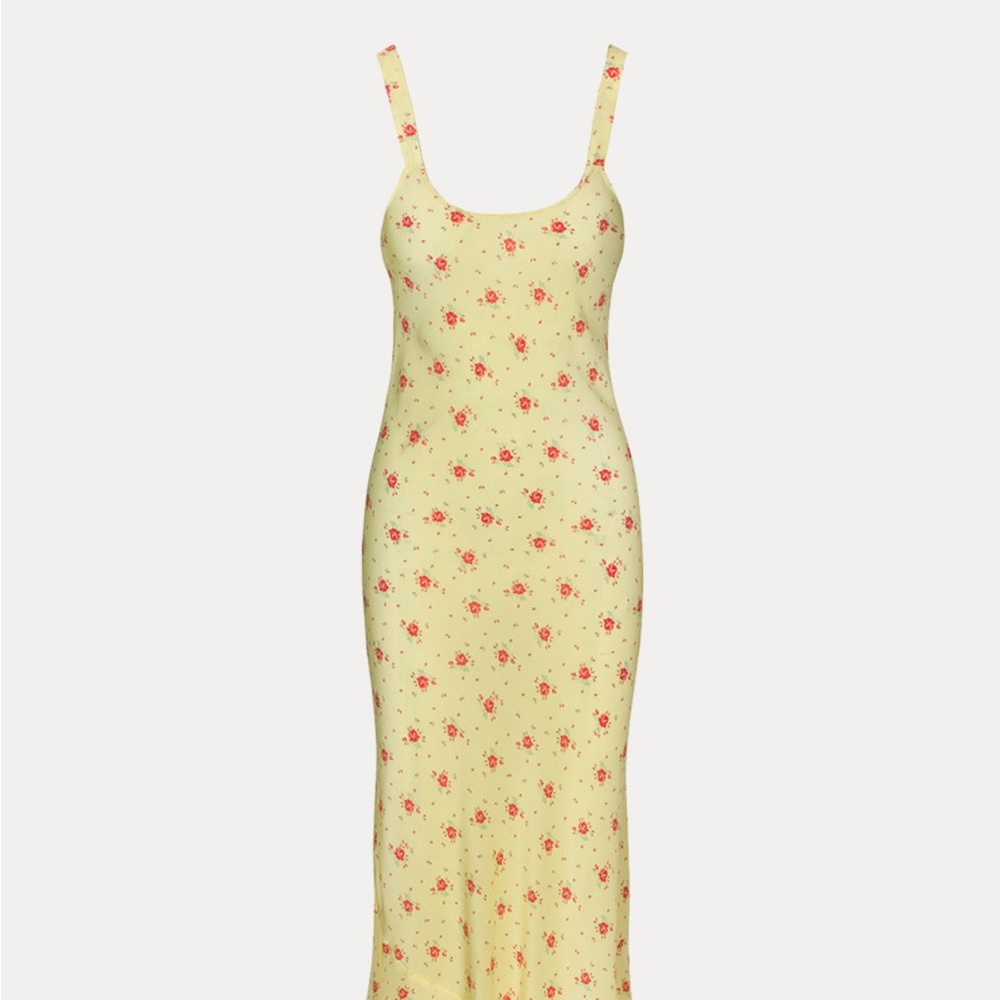 Realisation Par Yellow Dress with Red Floral Design - Picture 8 of 10
